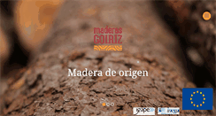 Desktop Screenshot of maderasgoiriz.com